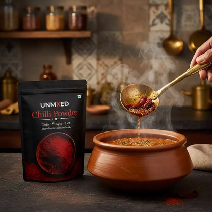 unmixed teja chilli powder