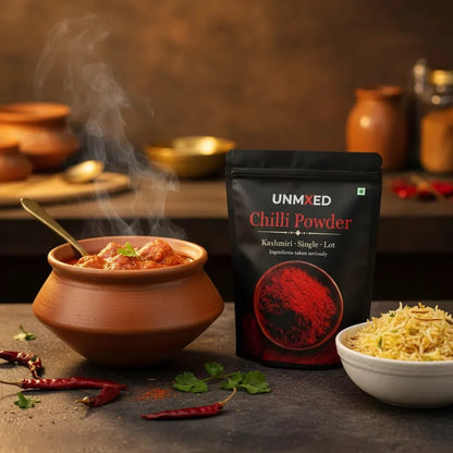 unmixed kashmiri chilli powder