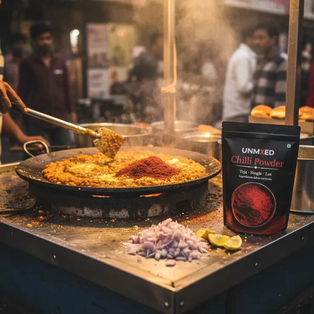 unmixed teja chilli powder