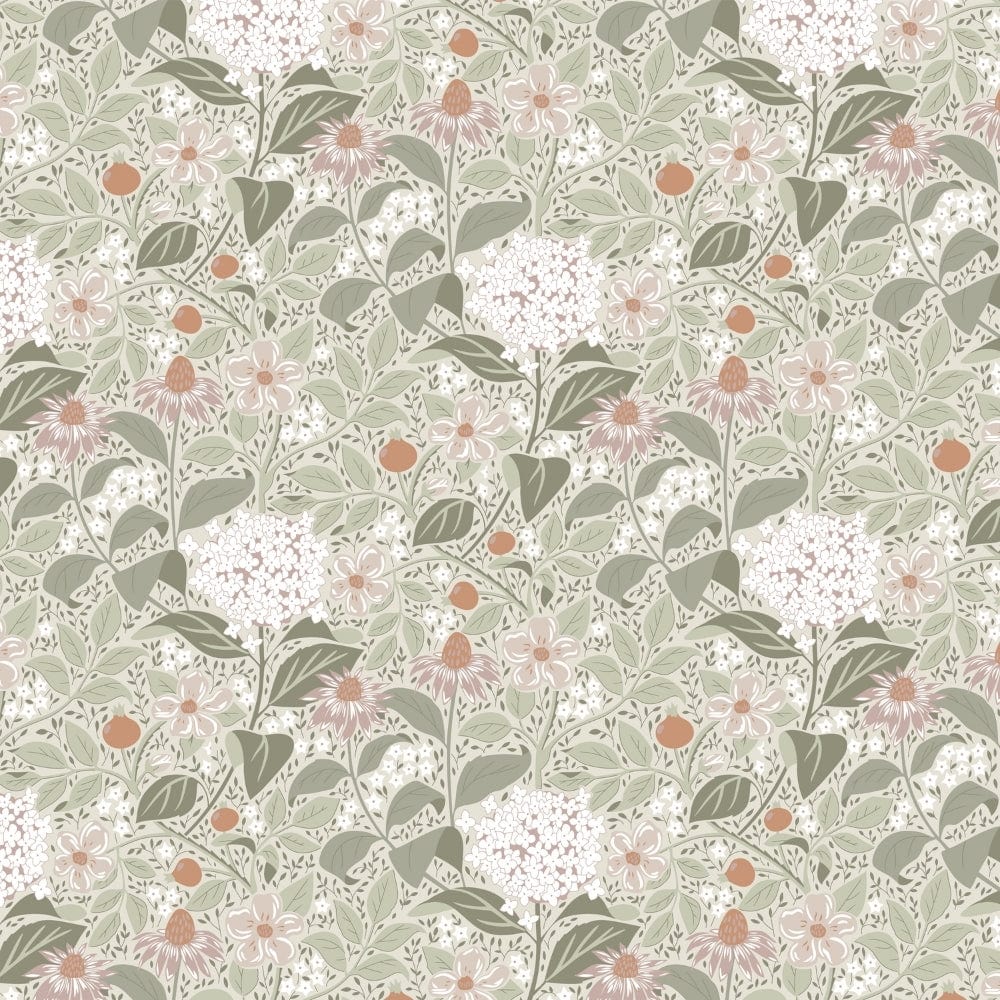 Haus & Kinder Cottage Bloom 100% Cotton King Bedsheet, 144 TC - Dista
