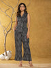 Yufta Cotton Black Ikat Co-Ord Set - Distacart