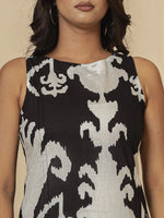 Thumbnail for Yufta Cotton Black Pin Tuck Co-Ord Set