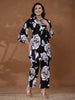 Yufta Cotton Black Printed Co-Ord Set - Distacart