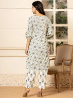 Thumbnail for Yufta Cotton Grey Co-Ord Set
