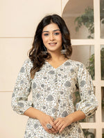 Thumbnail for Yufta Cotton Grey Co-Ord Set