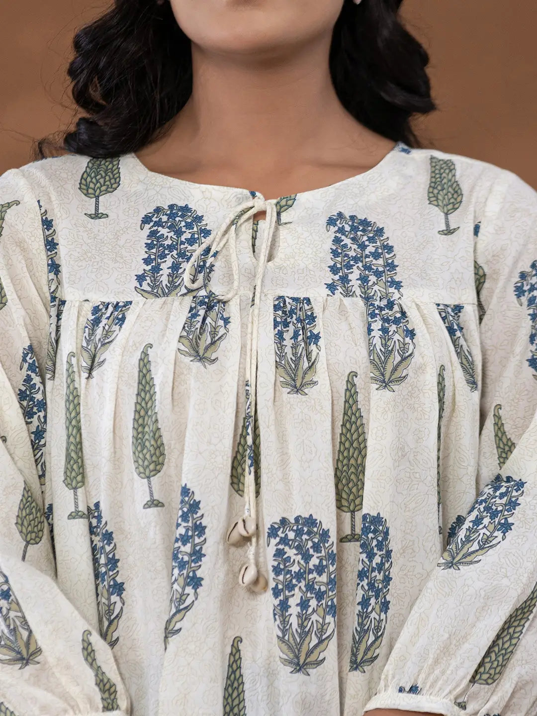 Yufta Cotton Printed Top - Distacart
