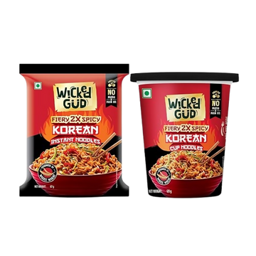 WickedGud Fiery 2X Spicy Korean Noodles Combo - Distacart
