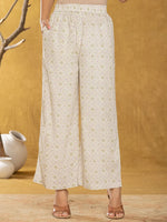 Thumbnail for Yufta Cream Cotton Co-Ord Set