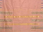 Thumbnail for Cream Khadi Cotton Handloom Saree with Jamdani Buta and Temple Border Design - Global Threads - Distacart