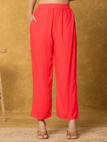Thumbnail for Yufta Cream Linen Floral Kurta Dupatta Pant Set