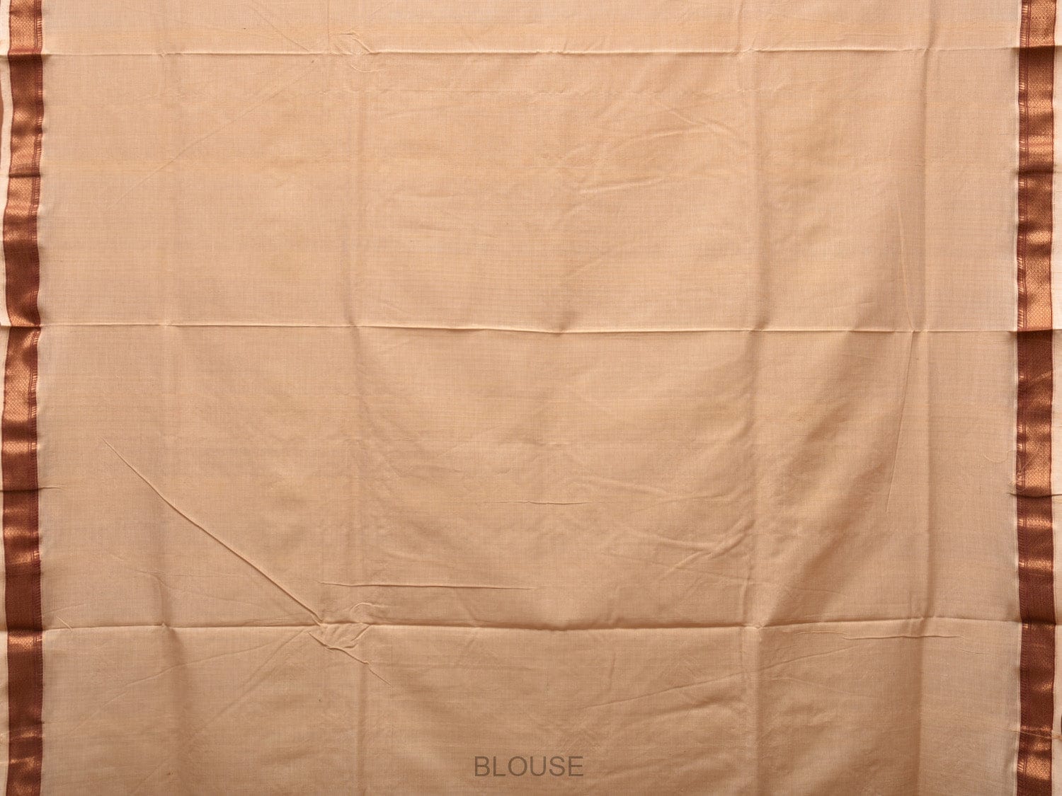 Cream Uppada Cotton Handloom Saree with Pallu Design - Global Threads - Distacart