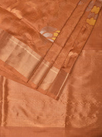 Thumbnail for Cream Uppada Silk Handloom Saree with All Over Design - Global Threads - Distacart