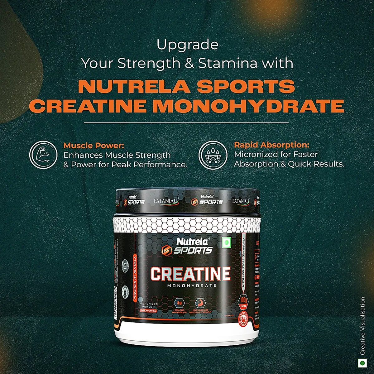 Patanjali Nutrela Sports Creatine Monohydrate