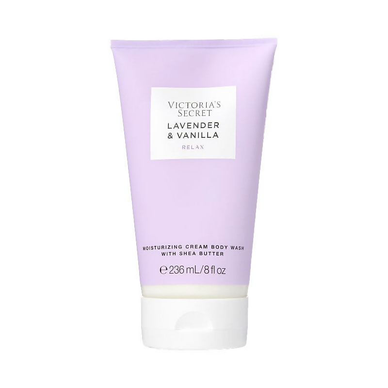 Victoria's Secret Lavender Vanilla Natural Beauty Moisturizing Cream Body Wash - Distacart