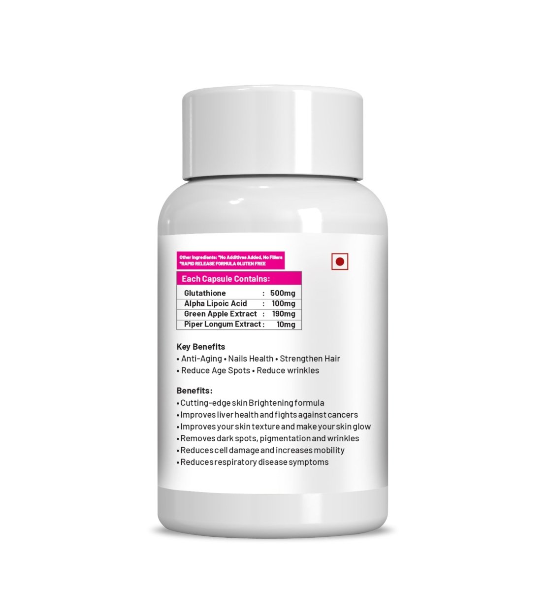 Ae Naturals Crystal Q Glutathione Capsules - Distacart