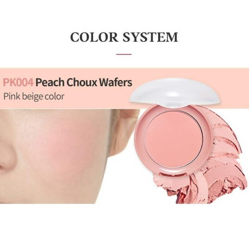 Etude House Lovely Cookie Pressed Powder Blush - Peachy - Distacart