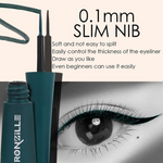 Thumbnail for Ronzille Smudgeproof And Waterproof Liquid Matte Eyeliner - Green - Dista