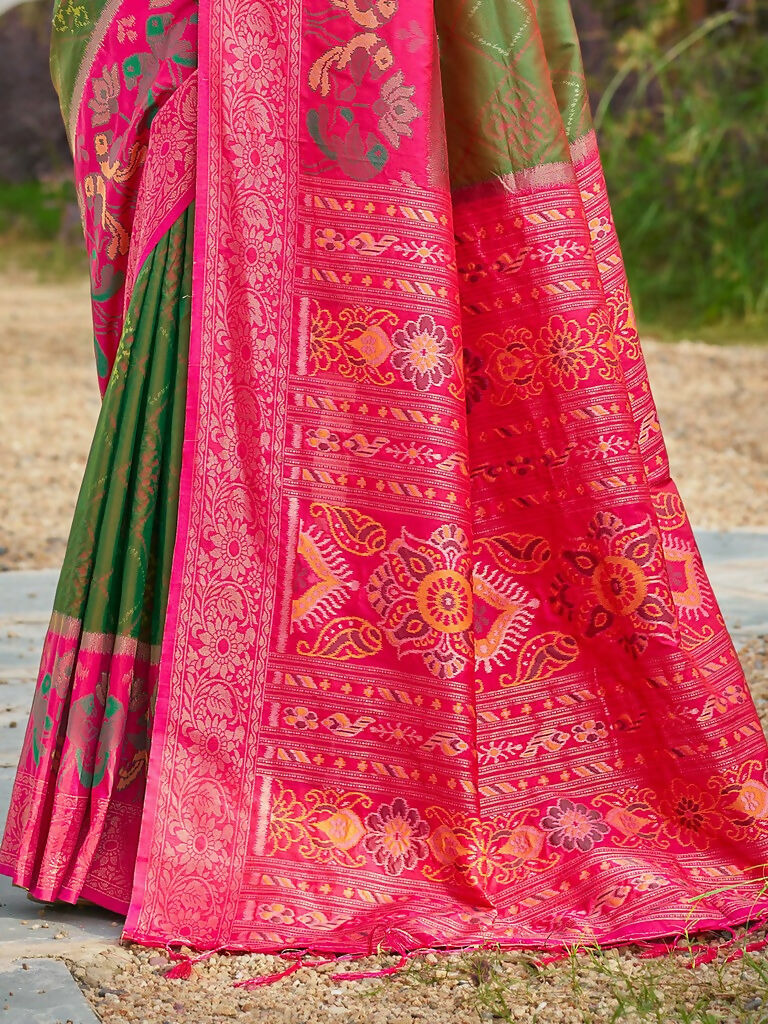Astita Mehendi Soft Silk Saree