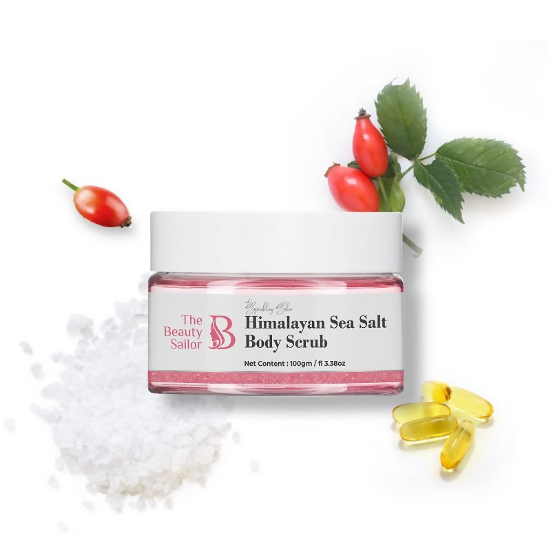 The Beauty Sailor Sparkling Skin Himalayan Sea Salt Body Scrub - Distacart