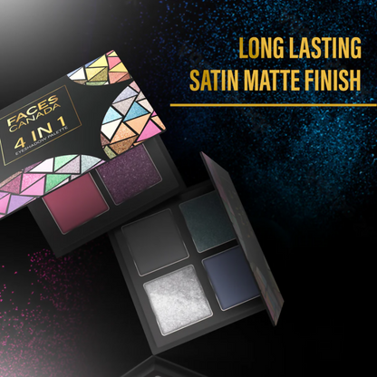 Faces Canada 4 in 1 Eyeshadow Palette - Moody Moon 06 - Distacart