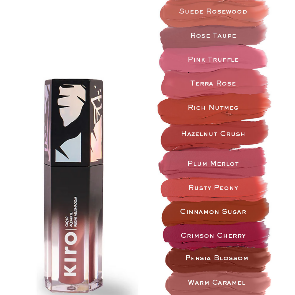 Kiro Velvet Souffle Soft Matte Liquid Lipstick - Warm Caramel 12 - Dista