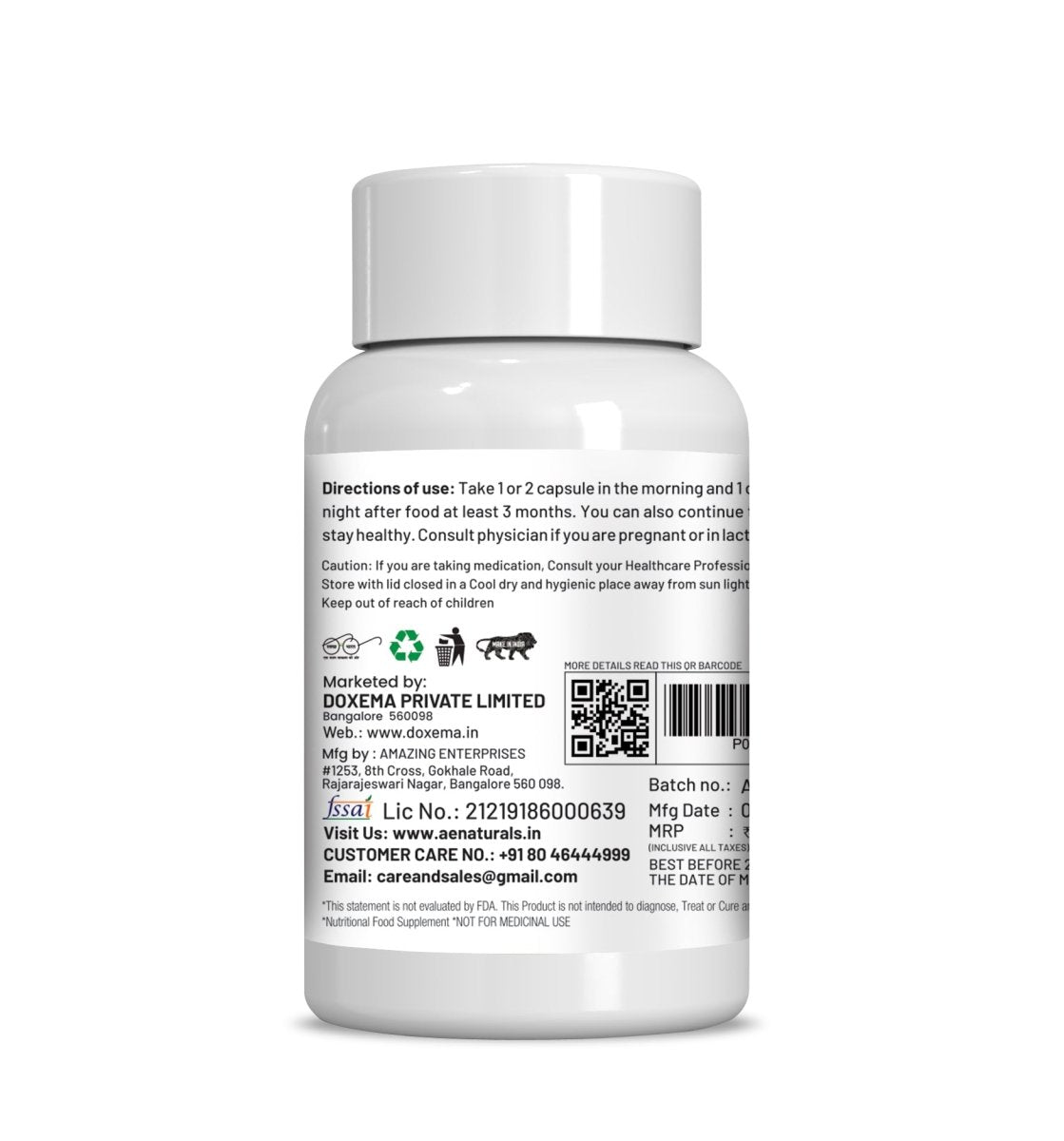 Ae Naturals Curry Leaf Capsules - Distacart