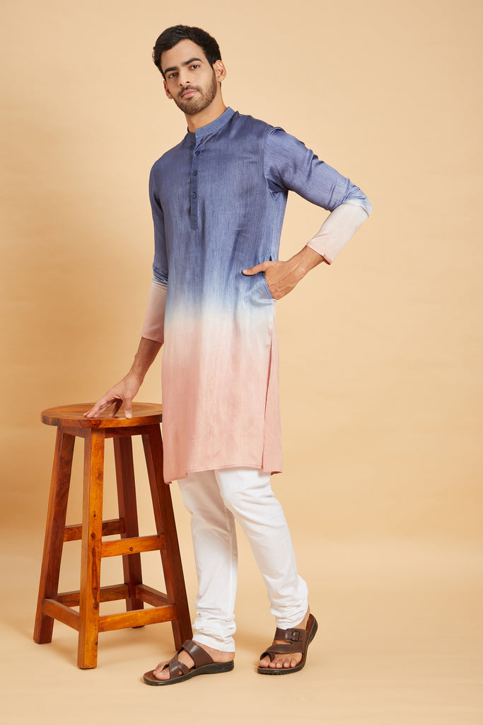 Waikawa Ombre Kurta by Hilo Design - Distacart