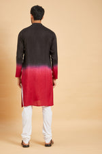 Thumbnail for Red Knight Ombre Kurta by Hilo Design