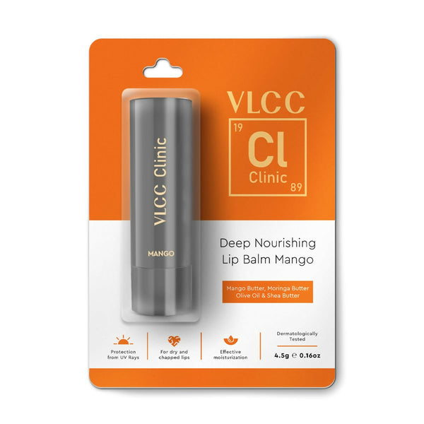 VLCC Clinic Deep Nourishing Lip Balm Mango & Moringa - Distacart