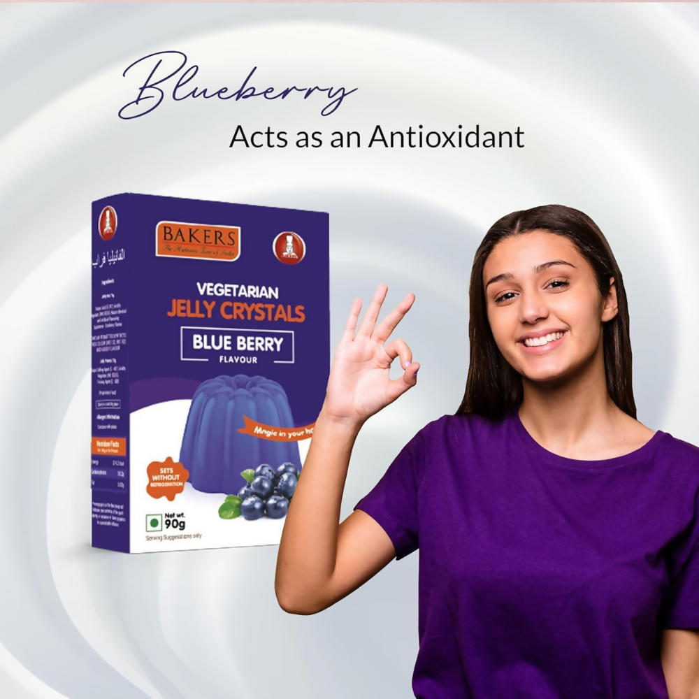 BAKERS Jelly Crystals - Blueberry Flavour - Dista