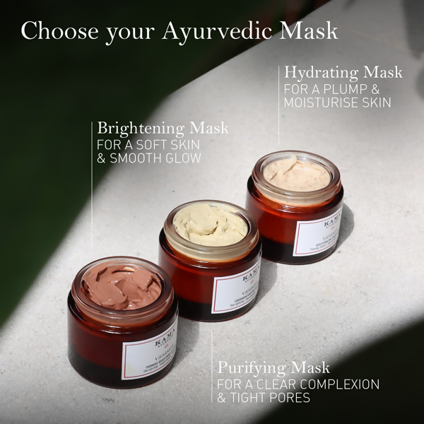 Kama Ayurveda Vanasara Turmeric Brightening Clay Mask - Distacart