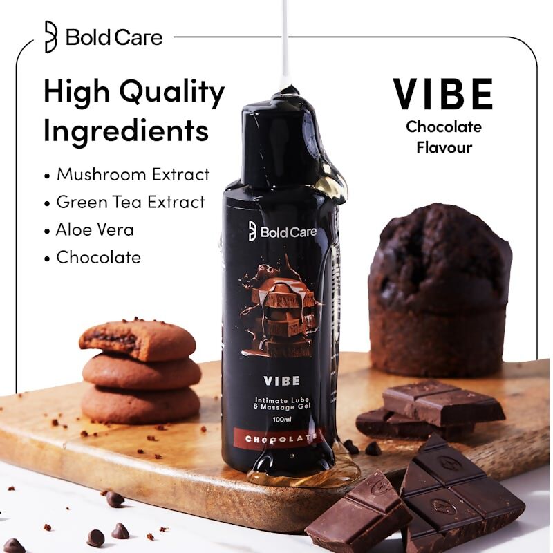 Bold Care Vibe Chocolate Flavor Massage Gel - Distacart
