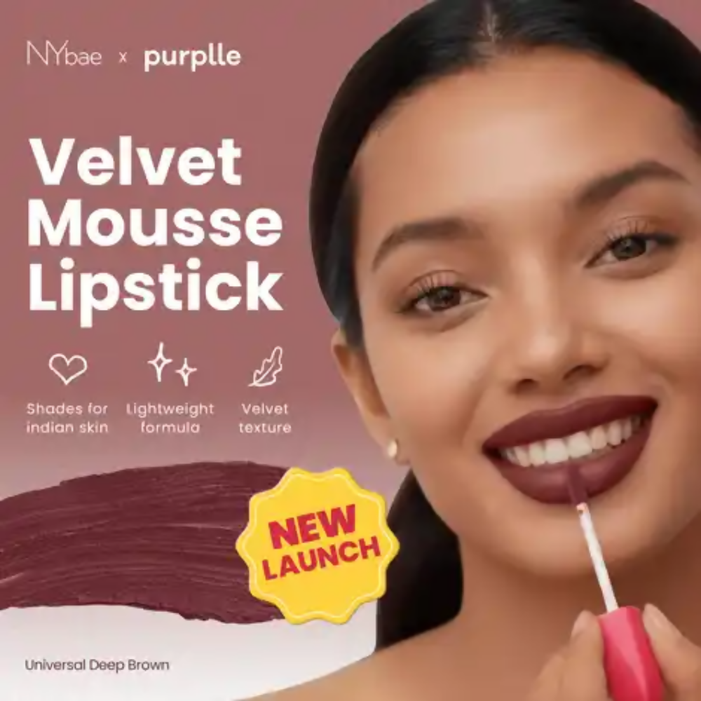 NY Bae Velvet Mousse Liquid Lipstick - Brown Girl Brown 10 - Distacart