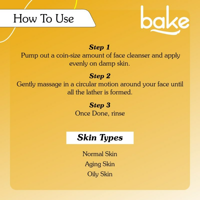 Bake 5% Retinol Face Cleanser - Distacart