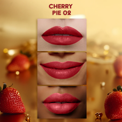 Faces Canada Comfy Matte Velvet Touch Lipstick - Cherry Pie 02 - Distacart