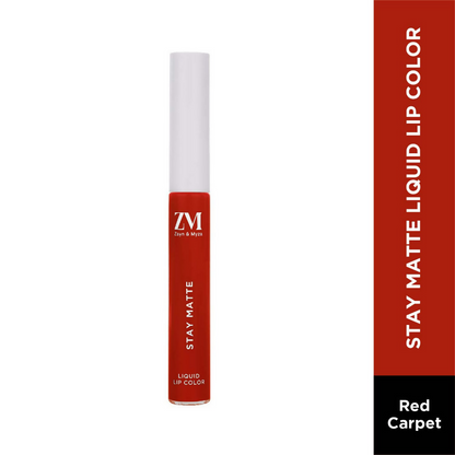 Zayn & Myza Stay Matte Liquid Lip Color - 02 Red Carpet - Distacart