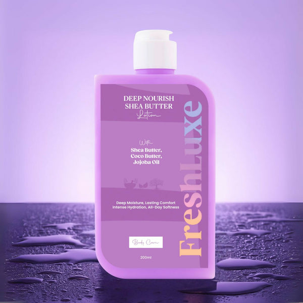 FreshLuxe Shea Butter Lotion with Coco Butter & Jojoba Oil