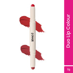 Thumbnail for Swiss Beauty CRAZE Duo 2 In 1 Satin Matte Finish Lipstick Non-Transfer Lip Colour - 01 Party Ready