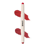 Thumbnail for Swiss Beauty CRAZE Duo 2 In 1 Satin Matte Finish Lipstick Non-Transfer Lip Colour - 01 Party Ready - Distacart