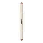 Thumbnail for Swiss Beauty CRAZE Duo 2 In 1 Satin Matte Finish Lipstick Non-Transfer Lip Colour - 03 Choco Spice - Distacart