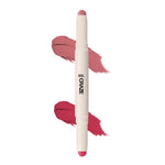 Thumbnail for Swiss Beauty CRAZE Duo 2 In 1 Satin Matte Finish Lipstick Non-Transfer Lip Colour - 04 Terrafic Pink - Distacart