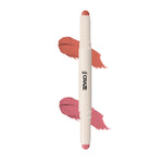 Thumbnail for Swiss Beauty CRAZE Duo 2 In 1 Satin Matte Finish Lipstick Non-Transfer Lip Colour - 05 Peach Me Pink - Distacart