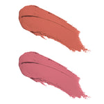 Thumbnail for Swiss Beauty CRAZE Duo 2 In 1 Satin Matte Finish Lipstick Non-Transfer Lip Colour - 05 Peach Me Pink - Distacart