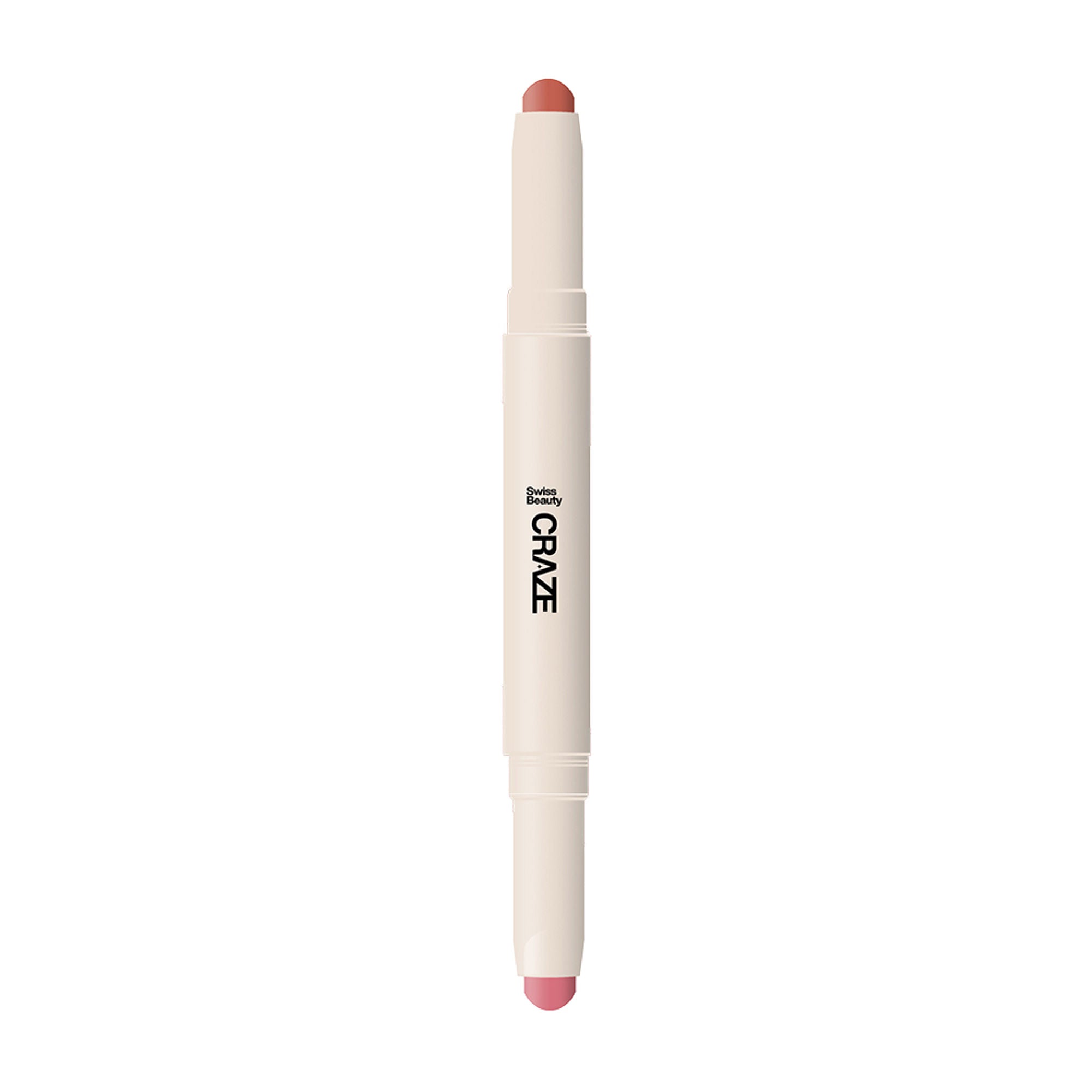 Swiss Beauty CRAZE Duo 2 In 1 Satin Matte Finish Lipstick Non-Transfer Lip Colour - 05 Peach Me Pink - Distacart