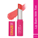 Thumbnail for Swiss Beauty CRAZE Tinted Weightless Sheer Coverage Lip Balm With Cocoa Butter - 03 Cherry Crush