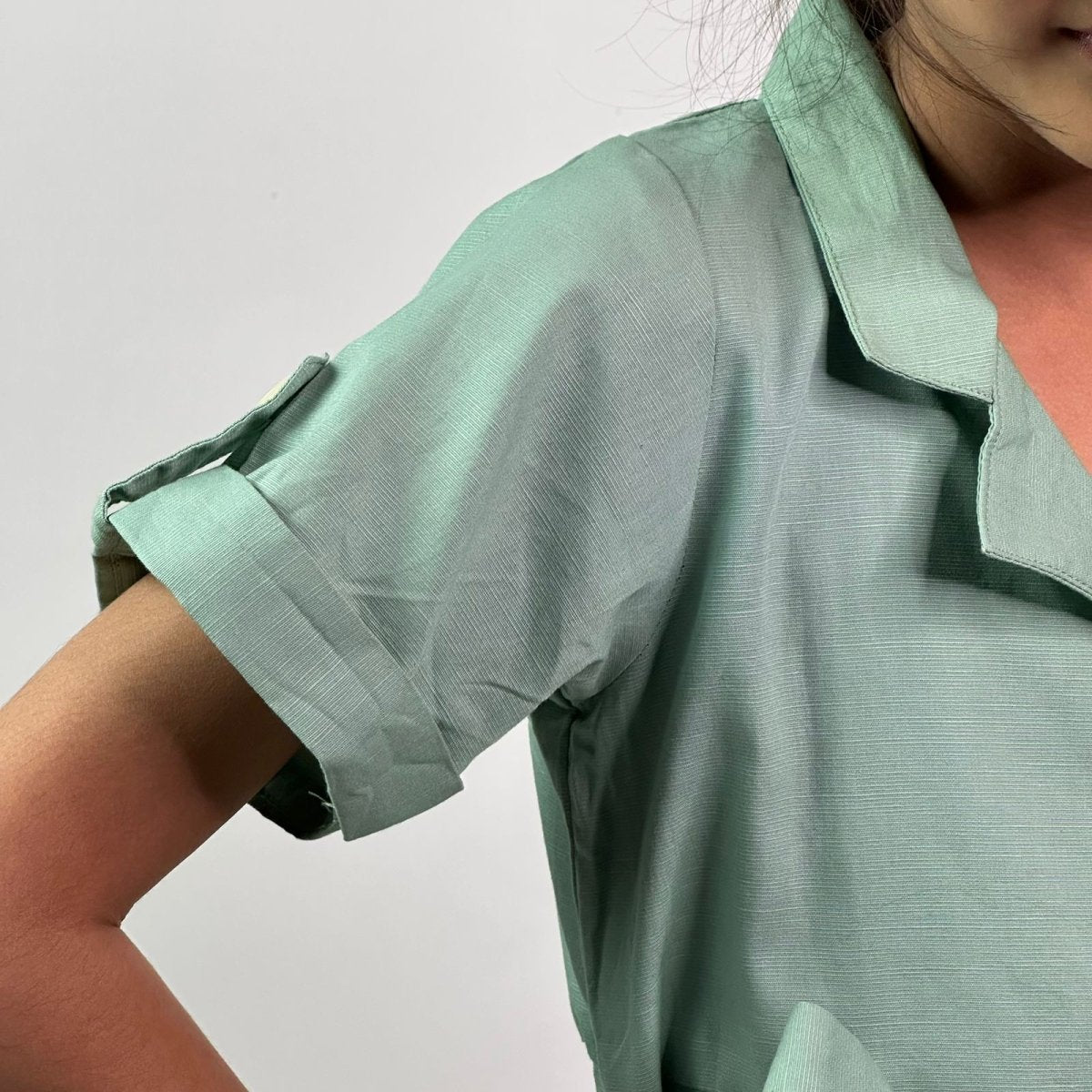 ArthLife Seafoam Green Watermelon Shirt Dress - Distacart