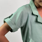 Thumbnail for ArthLife Seafoam Green Watermelon Shirt Dress - Distacart