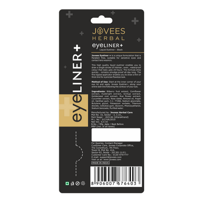 Jovees Eye Liner Black - Distacart