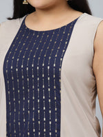 Thumbnail for Sztori Plus Size Ethnic Motifs Printed Kurta With Palazzos