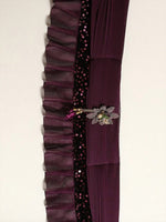 Thumbnail for Anouk Sequinned Ruffles Saree - Distacart